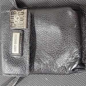 Black leather small Harley Davidson purse